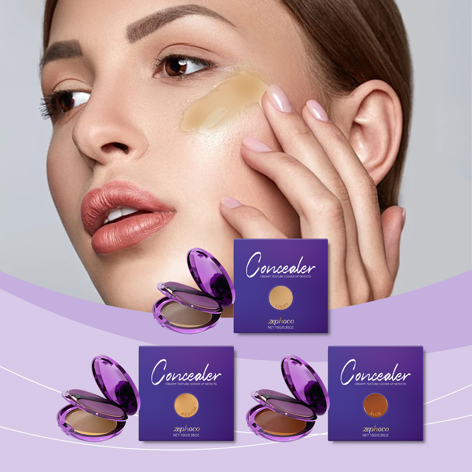 Bb Cushion Korean - كونسيلر كريمي ناعم غير لامع بتغطية