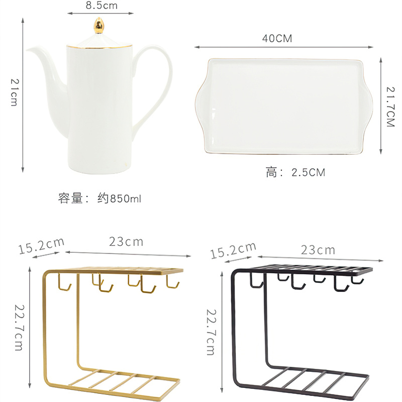 السيراميك فنجان القهوة براد شا - مراجعة Korean Tea Set وسعره