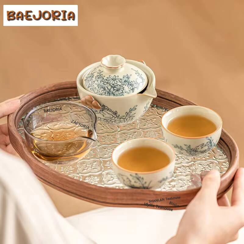 طقم شاي أنيق بتصميم أرنب لطيف  - مراجعة Korean Tea Set وسعره