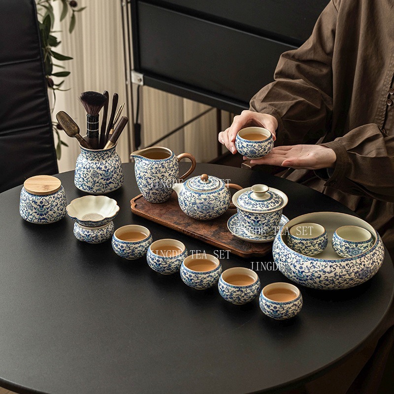 طقم شاي غونغفو من فرن رو، طقم  - مراجعة Korean Tea Set وسعره