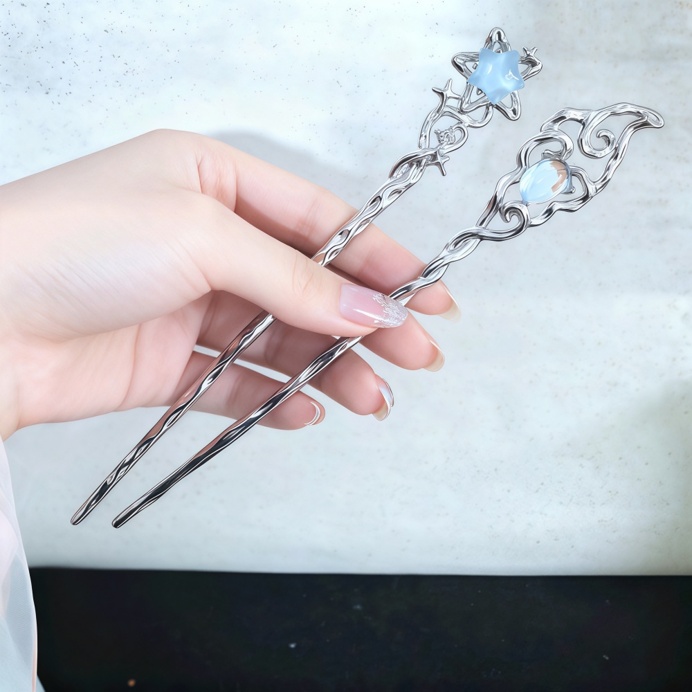 دبابيس شعر معدنية بتصميم قديم  - مراجعة Hanbok Hair Pin وسعره