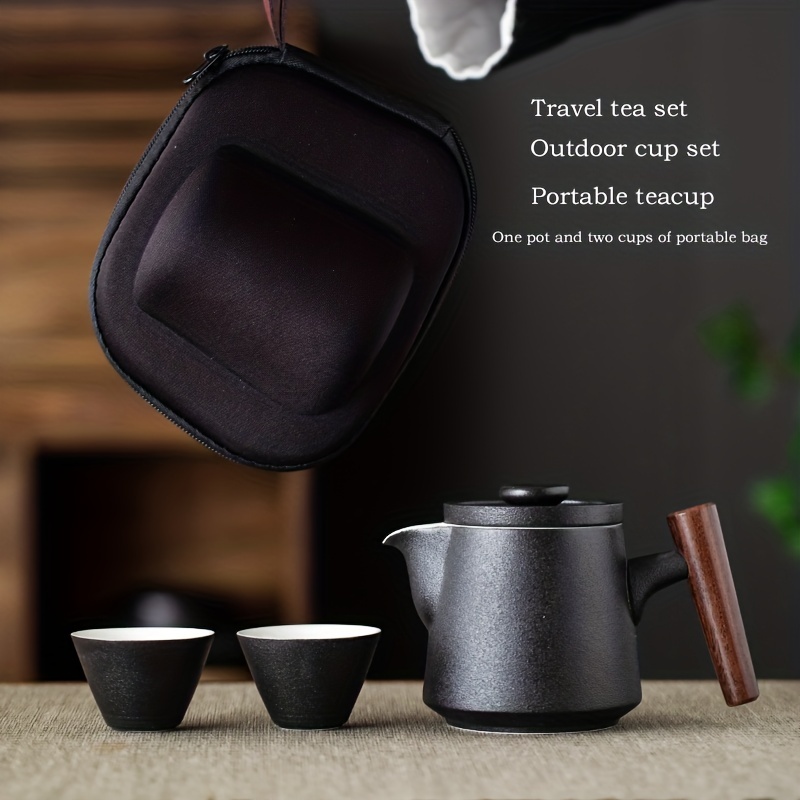 طقم شاي سيراميك فاخر للسفر من  - مراجعة Korean Tea Set وسعره